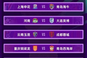 足协杯1/8vs：玉昆vs蓉城 兰州vs陕西“西北德比” 泰山战三镇直播_免费高清观看_首发阵容_战术解读