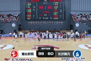 烟台职院39分大胜长沙南方职院夺第三 张严27分 郝岩27分-o9