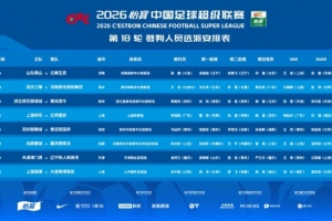 在线观看中超第18轮裁判名单：李海新主哨申花vs国安、高鹏吹泰山vs玉昆直播_无插件免费观看